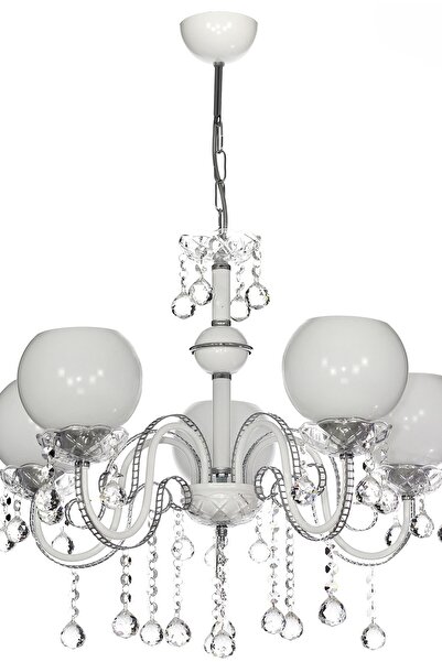 Trendylight Berfin 5 Li Kristal Taşlı Avize