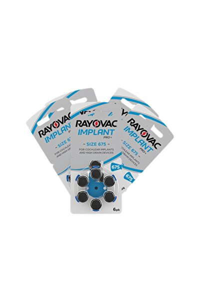 Rayovac Cochlear Implant Pili 675 Numara 5'li Paket