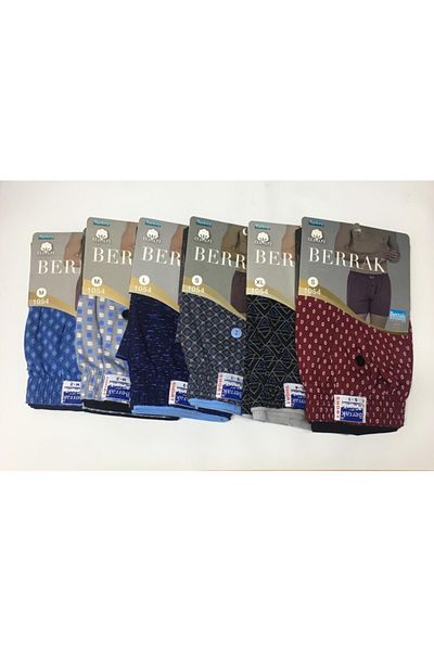 Berrak Ανδρικό Claret Red Boxer 4 τεμαχίων