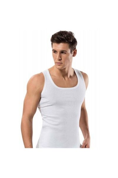 tatkan Men's White Modal Undershirt 3-pack