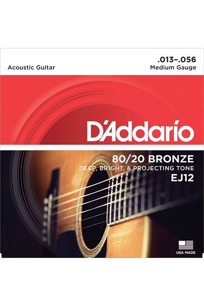 Daddario Ej12 Medium Acoustic Wire Set