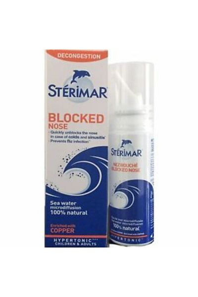 Sterimar Hipertonik Blocked Nose Deniz Suyu Burun Spreyi 100ml Trendyol