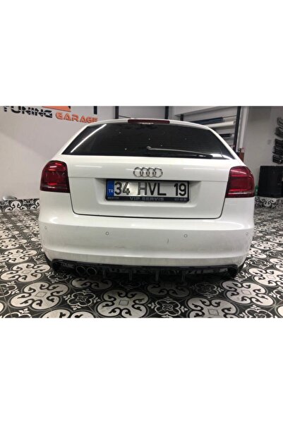 NamTuning Audi A3 2008.2012 8p/hb 2d - Difüzör, S3 St., Sol/çiftli Çıkış, P. Black
