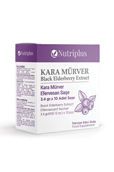 Farmasi Nutriplus Kara Mürver Ekstresi Içeren Efervesan Takviye Edici Gida 3,...
