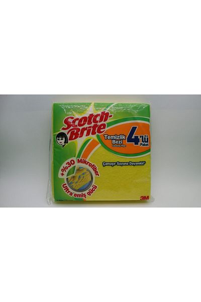 Scotch Brite Cleaning Cloth - Pack of 4