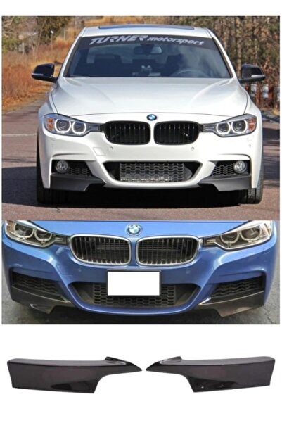 NamTuning Bmw F30 2012 Tampon Ön Flap Seti M Performance St P Black