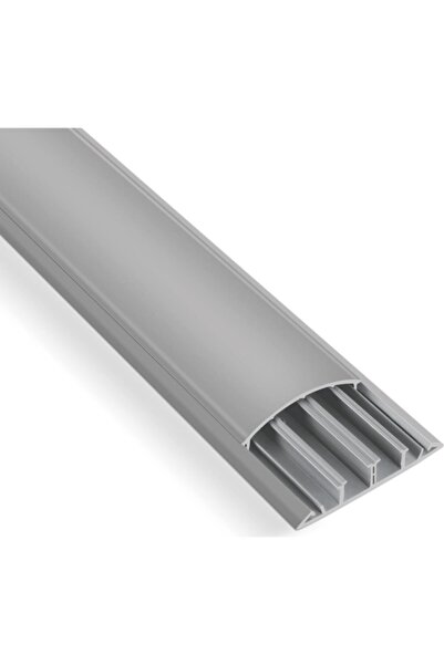 Mutlusan 75x18 Balık Sırtı Gri Kablo Kanalı 2 Metre