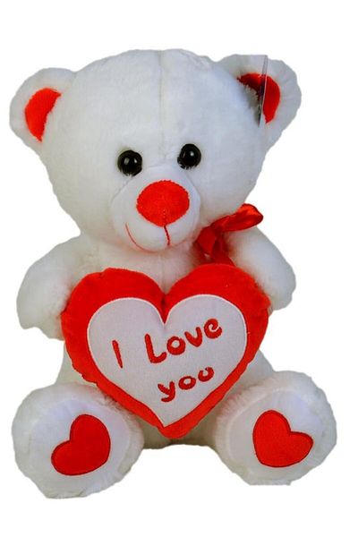Halley Oyuncak Plush Heart Holding Teddy Bear 40 Cm