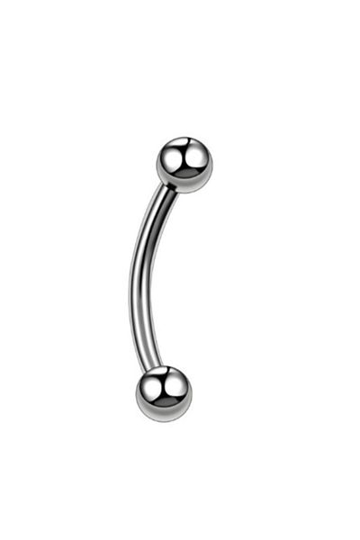 Vilma Aksesuar Surgical Steel Piercing Eyebrow 10 mm