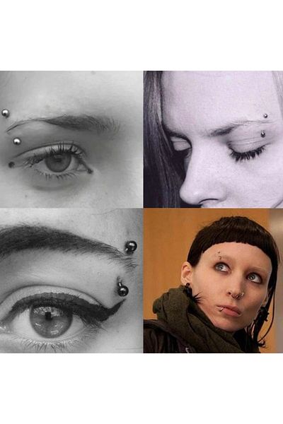 Vilma Aksesuar Surgical Steel Piercing Eyebrow 10 mm