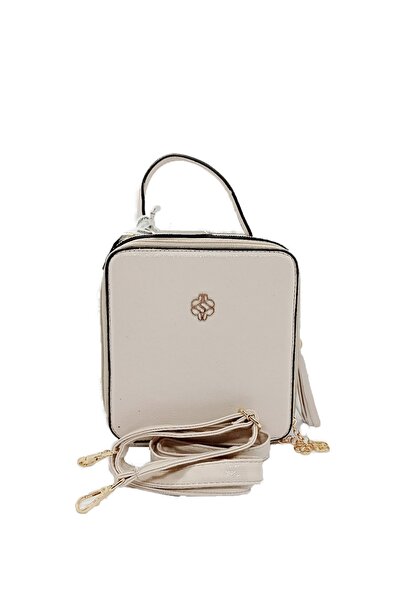 Choobag Γυναικεία τσάντα ώμου και χειρός σε κρεμ χρώμα