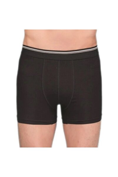 Berrak Men's Black Lycra 6 Pack Boxers