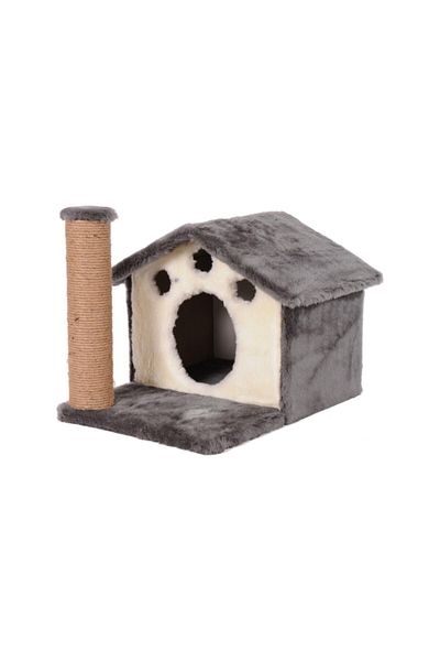 Cathause Cat House Cat Scratching Platform Home Y01 Gray 55 Cm