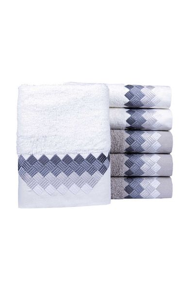 Minteks Set prosoape albe - 6 piese 30x50 cm