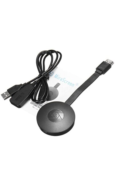 Kingboss 2020 Mirascreen G2-4 Hdmı Kablosuz Anycast Görüntü Veses Aktarıcı Av...