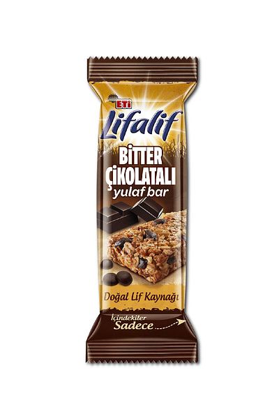 Eti Lifalif Dark Chocolate Oat Bar 35 g * 10 Pieces