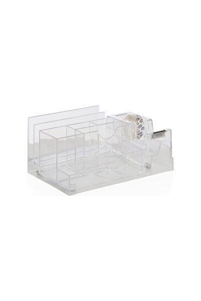 Mas DESK ORGANIZER BANTLI KALEMLİK ŞEFFAF 815Ş