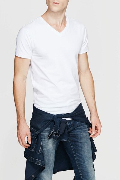 Mavi Ανδρικό Stretch T-shirt Λευκό 061748-620