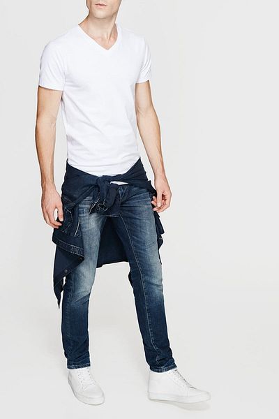 Mavi Ανδρικό Stretch T-shirt Λευκό 061748-620