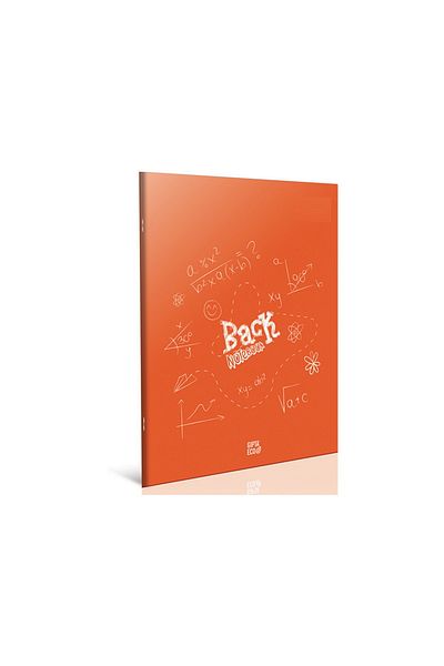 Gıpta Red Back A5 60 ورقة غطاء بلاستيكي مخيط بسلك غير مبطن 4993