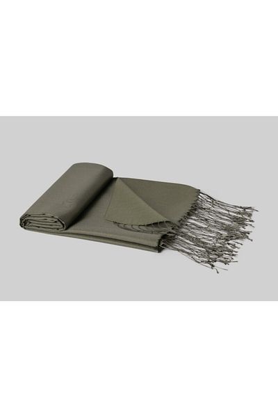 ARMANDA KHAKI Armanda Silk Shawl 3011