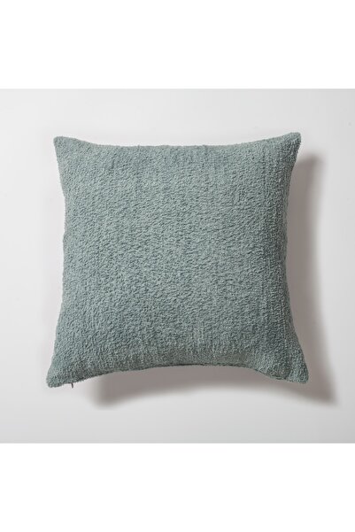 Fineroom Living "Cozy" - وسادة من ريش جلد الغنم مقاس 50x50 (تتضمن الوسادة الد...