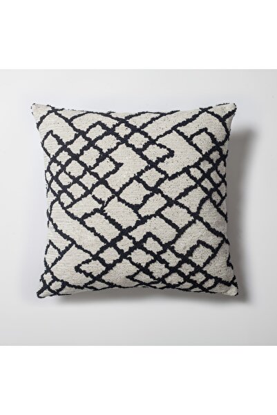 Fineroom Living "مايا" - وسادة رمي منقوشة بالكليم العرقي مقاس 50 × 50 (تتضمن ...