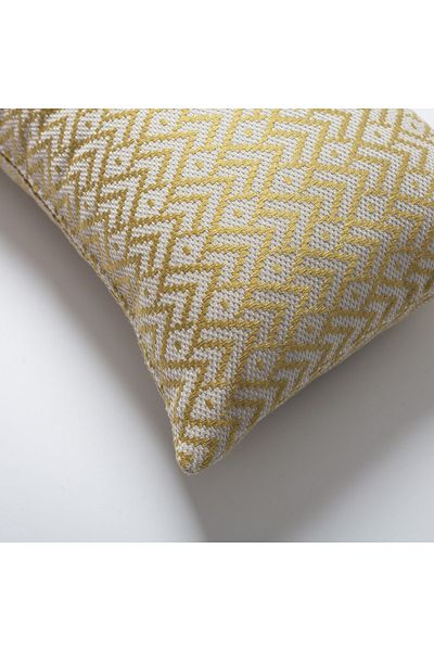 Fineroom Living " Gusto " - Linen Modern Small Patterned Throw Pillow 30x50 (Inner Pillow Included)