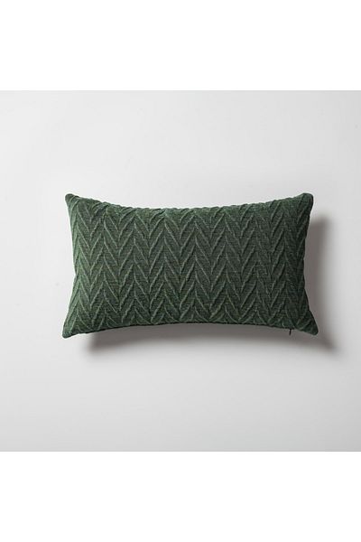 Fineroom Living " Cello " - Embossed Patterned Throw Pillow 30x50 (Inner Pillow Included)