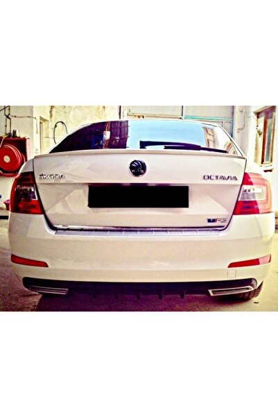NamTuning Skoda Octavia Mk3/3.5 2013 Difüzör Sport +egzos Ucu (krom) P Black