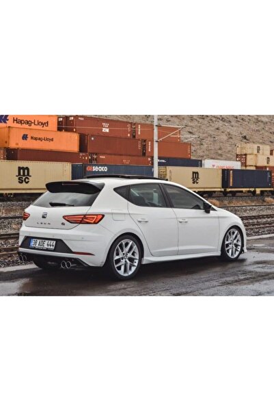 NamTuning Seat Leon Mk3.5 2017 - Difüzör Custom Sağ+sol/çiftli Çıkış P Black