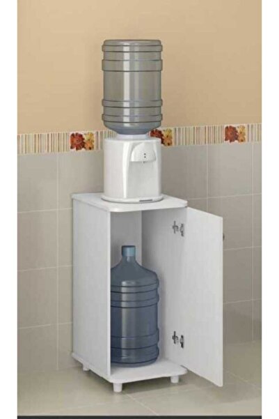 TimeOnline Beyaz Mutfak Sebil Dolabı Çok Amaçlı Dolap