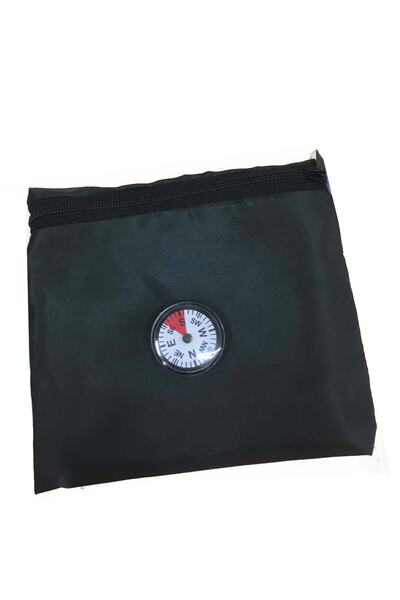 Sera Hediyelik Haki Pusulalı Seyahat Cep Seccadesi