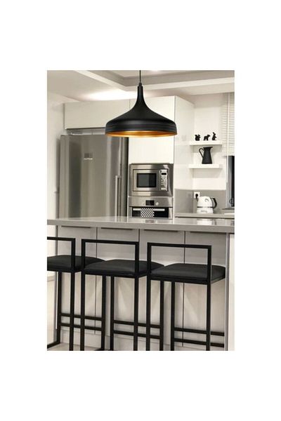 Cata Black Metal Decorative Single Pendant Lamp Chandelier Ct-8103