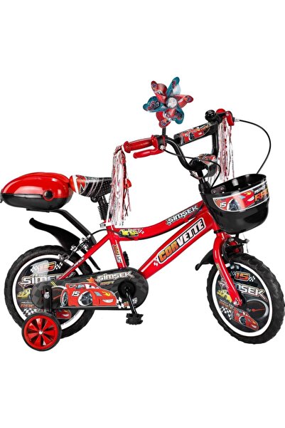 Şimşek Oyuncak Unisex Çocuk Kırmızı 15 Jant Bisiklet