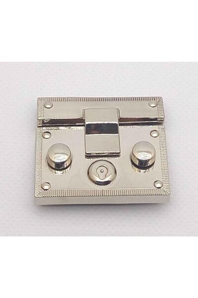 angel çanta aksesuar قفل حقيبة برغي فضي اللون