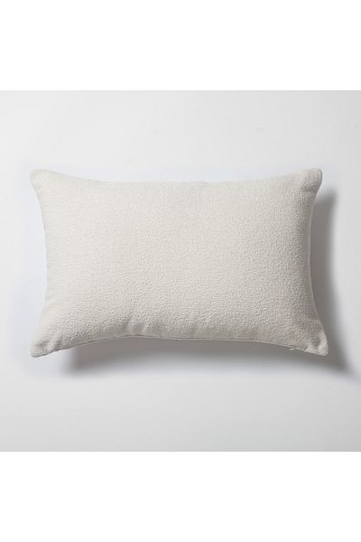 Fineroom Living "Julia" - Plain Loop Woven Rectangular Throw Pillow 40x60 (Inner Pillow Included)