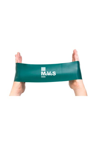 Yeşil Renk 7x5 Cmx 30,5 Cm Loop Kas Bacak Germe Pilates Direnç Lastiği Seviye 3