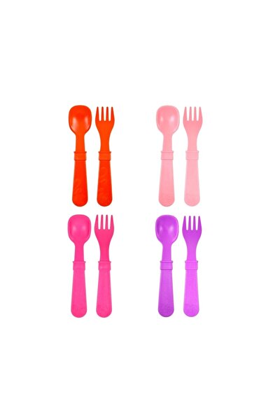 Replay Cherry 4-Piece Fork and Spoon Set