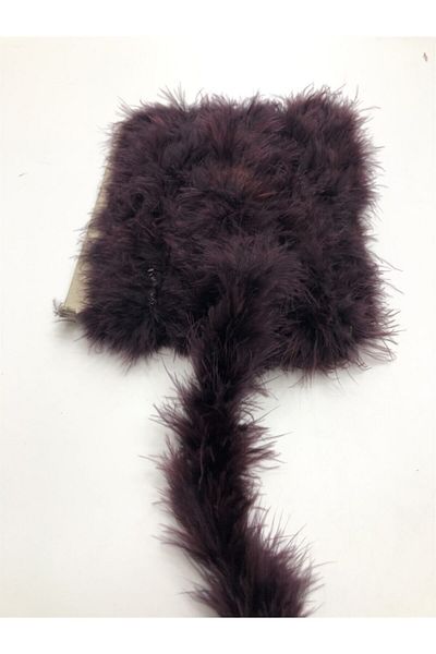 Hobigram Plum Thin Fox Feather 1 M – Διακοσμητική κορδέλα, Κομψό Σχέδιο, Γυναικείο Αξεσουάρ – Διακοσμητική Κορδέλα