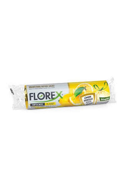 Florex Medium Size Drawstring Garbage Bag