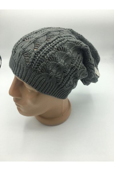 GONCA ŞAPKA Men's and Women's Patterned Knitwear Beret