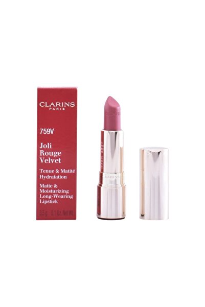 Clarins Joli Rouge Velvet 759v Woodberry Ruj
