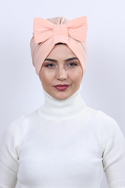 Nowa Scarf القوس على الوجهين بونيه هريرة الفم