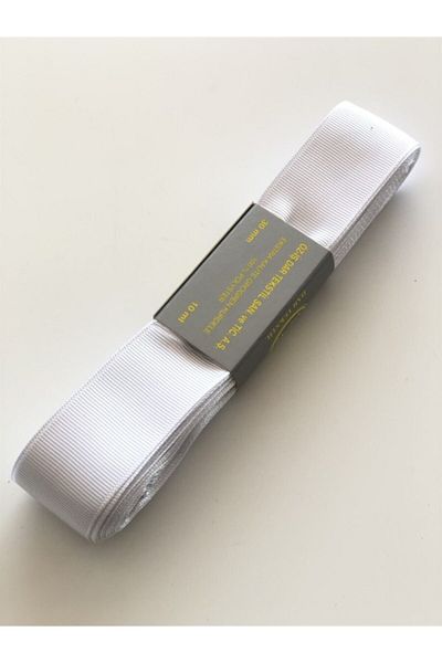Hobigram Panglică Grosgrain Albă – Design special, Accesoriu, Producție de calitate, Stil atrăgător