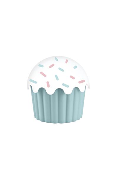 Carneil Plastik Cupcake Görünümlü Saklama Kabı 550ml Asorti