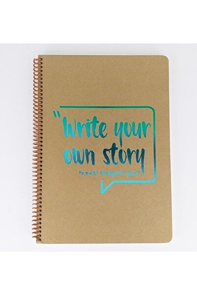 Keskin Colors دفتر ملاحظات Keskin Color 100 Yp مخطط Spral غير تقليدي