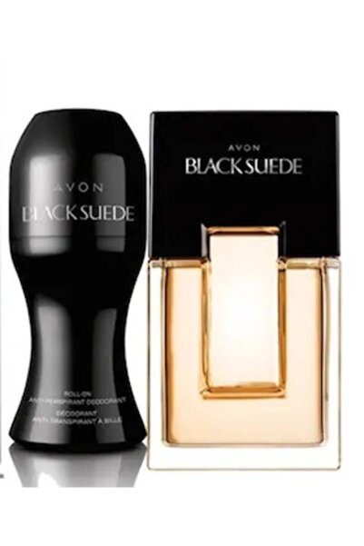 AVON Black Suede Erkek Parfüm Edt 75 Ml +rolon 2'li Set