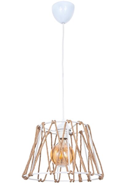 polataydinlatma Elis Tekli Halatlı Sarkıt Beyaz