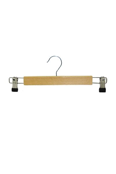 Taktakicat Wooden Hanger Pants and Skirt Hanger with Latches